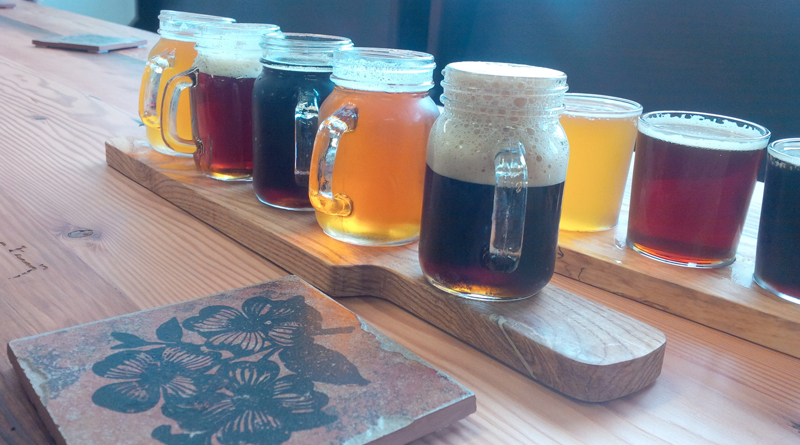 CAMRA-Vancouver-Dogwood-Brewing-tasting-paddle